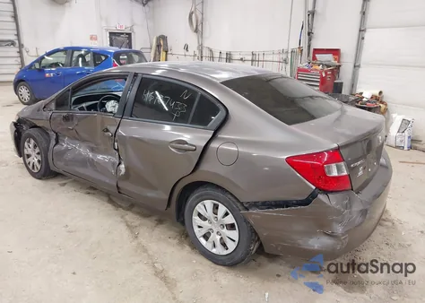 2012 Honda Civic Lx z USA, uszkodzony, nr VIN 2HGFB2F57CH564829